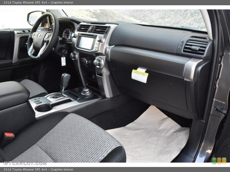 Graphite Interior Dashboard for the 2019 Toyota 4Runner SR5 4x4 #129623525