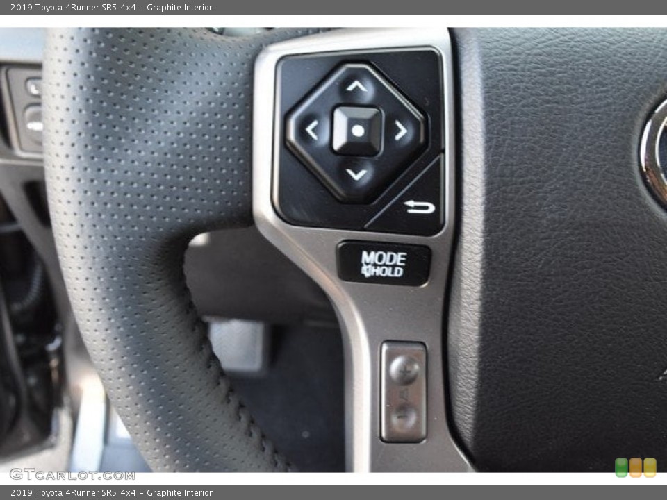 Graphite Interior Steering Wheel for the 2019 Toyota 4Runner SR5 4x4 #129623834