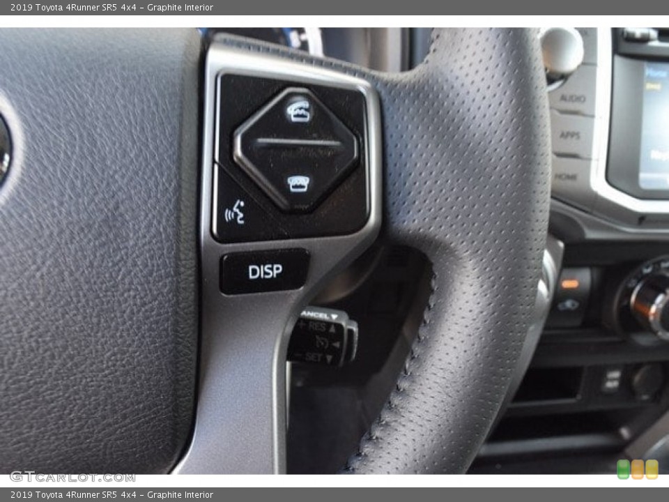 Graphite Interior Steering Wheel for the 2019 Toyota 4Runner SR5 4x4 #129623858