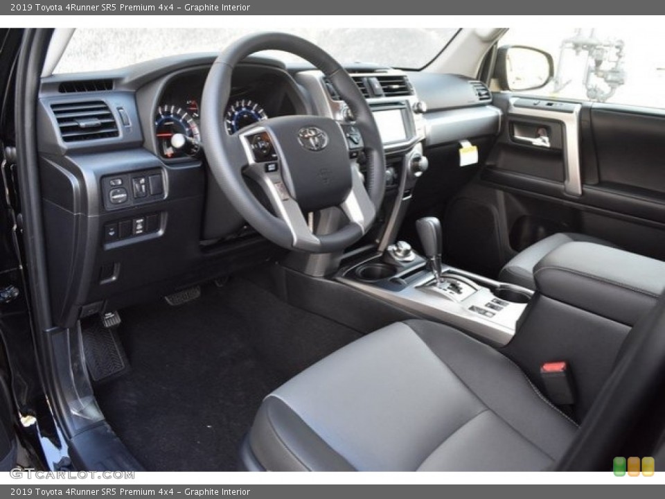 Graphite Interior Photo for the 2019 Toyota 4Runner SR5 Premium 4x4 #129624137