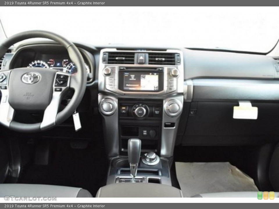 Graphite Interior Dashboard for the 2019 Toyota 4Runner SR5 Premium 4x4 #129624191