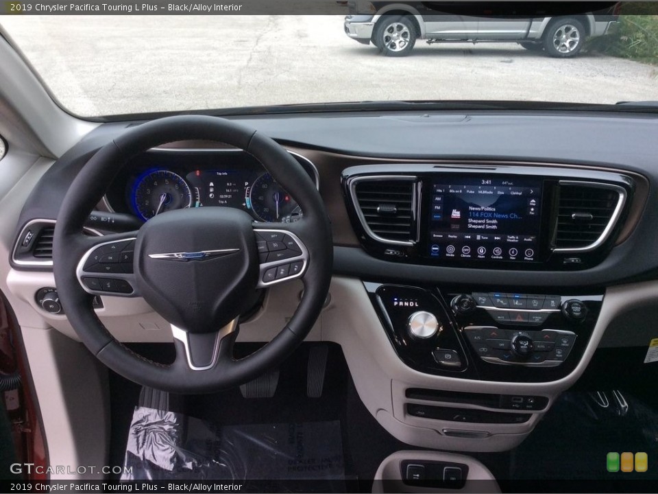 Black/Alloy Interior Dashboard for the 2019 Chrysler Pacifica Touring L Plus #129624224