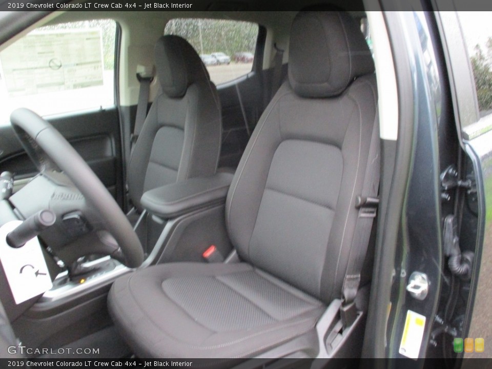 Jet Black Interior Front Seat for the 2019 Chevrolet Colorado LT Crew Cab 4x4 #129624254