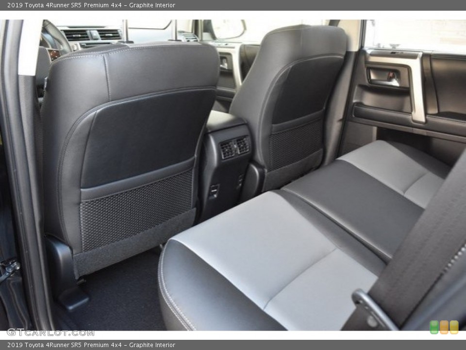 Graphite Interior Rear Seat for the 2019 Toyota 4Runner SR5 Premium 4x4 #129624293
