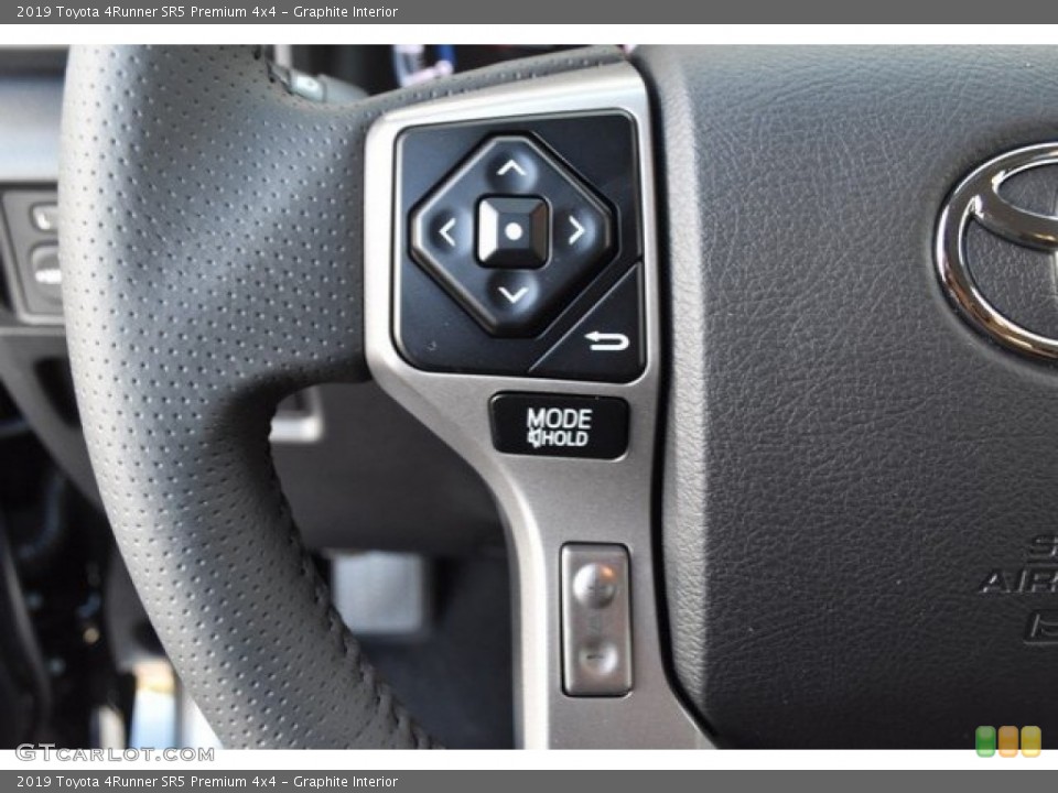 Graphite Interior Steering Wheel for the 2019 Toyota 4Runner SR5 Premium 4x4 #129624516