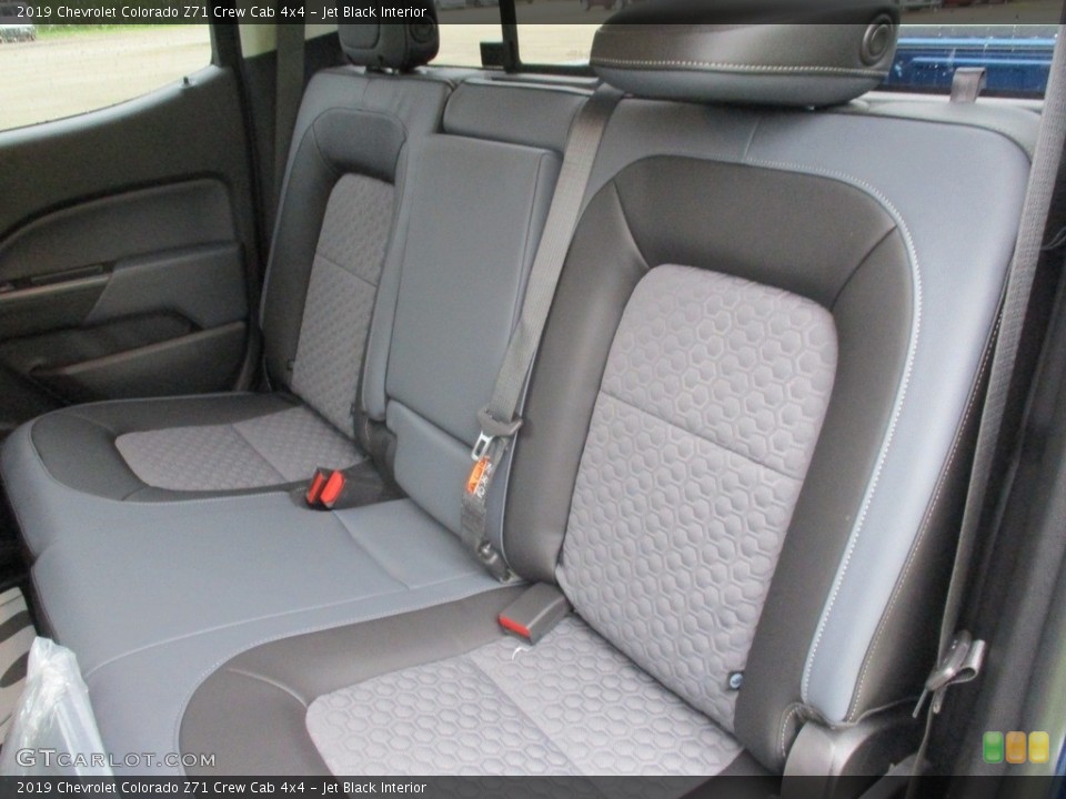 Jet Black Interior Rear Seat for the 2019 Chevrolet Colorado Z71 Crew Cab 4x4 #129624821