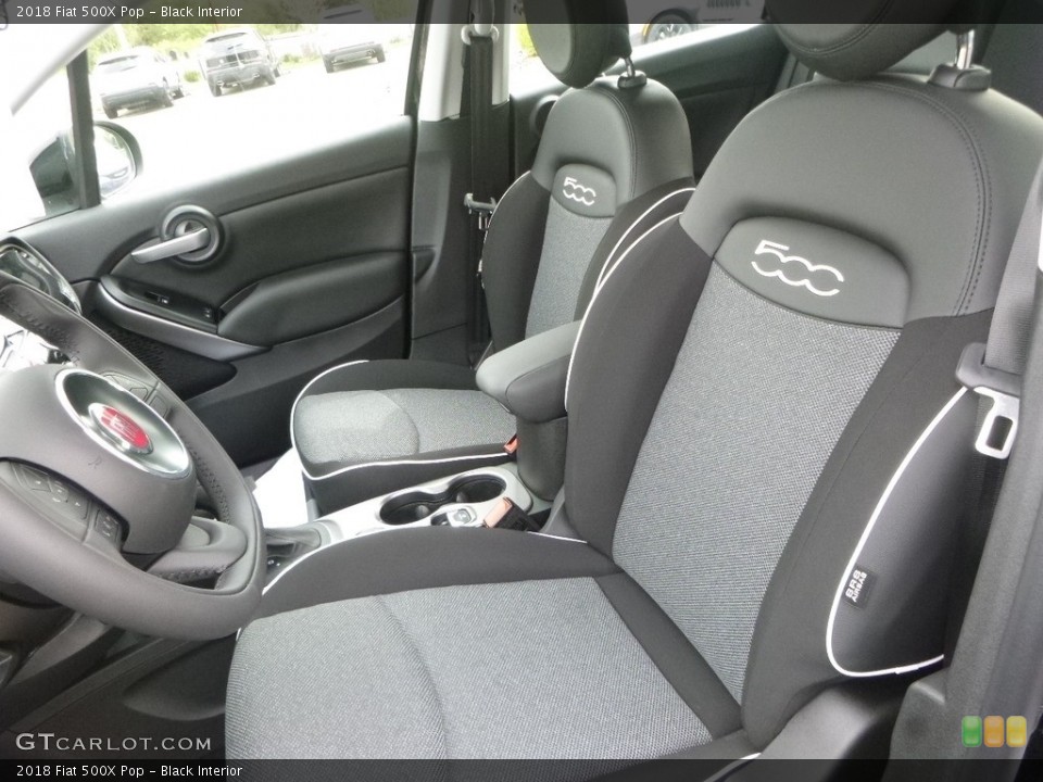 Black Interior Photo for the 2018 Fiat 500X Pop #129628946