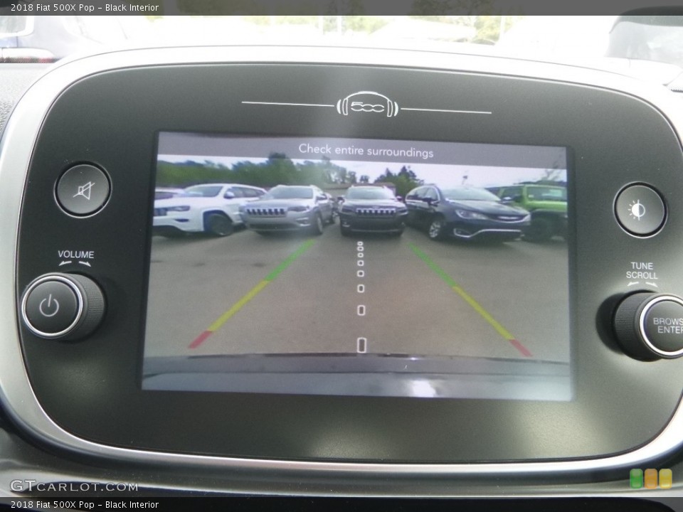 Black Interior Controls for the 2018 Fiat 500X Pop #129629006