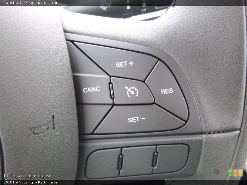 Black Interior Steering Wheel for the 2018 Fiat 500X Pop #129629033