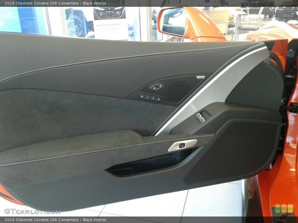 Black Interior Door Panel for the 2019 Chevrolet Corvette Z06 Convertible #129629561