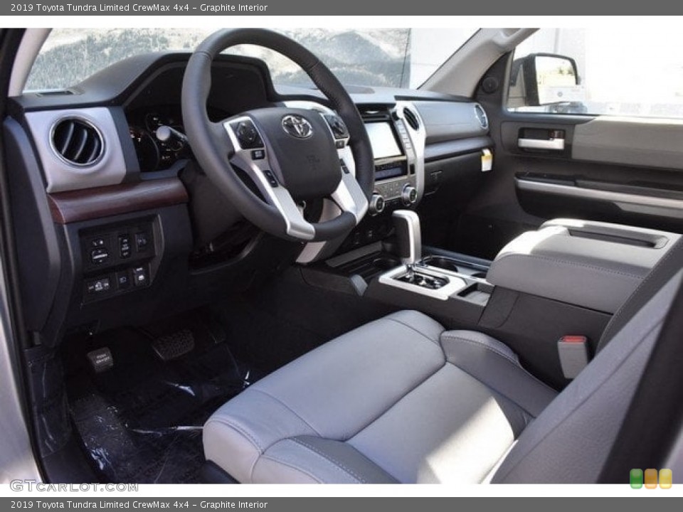 Graphite Interior Photo for the 2019 Toyota Tundra Limited CrewMax 4x4 #129635612