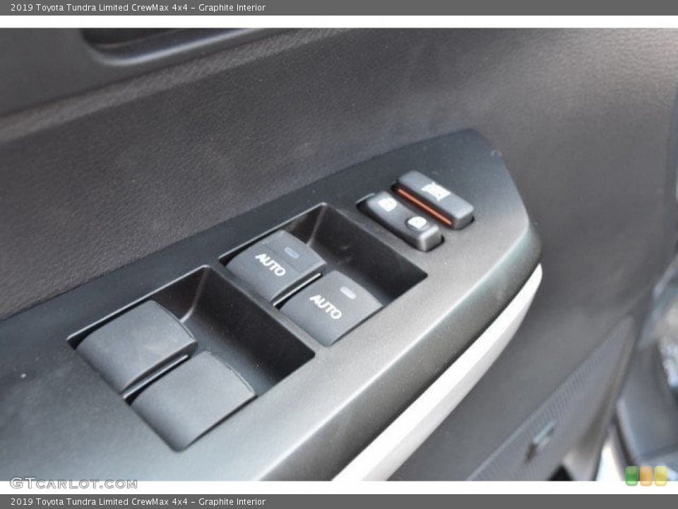 Graphite Interior Controls for the 2019 Toyota Tundra Limited CrewMax 4x4 #129635930