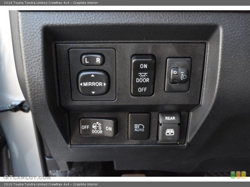 Graphite Interior Controls for the 2019 Toyota Tundra Limited CrewMax 4x4 #129635945