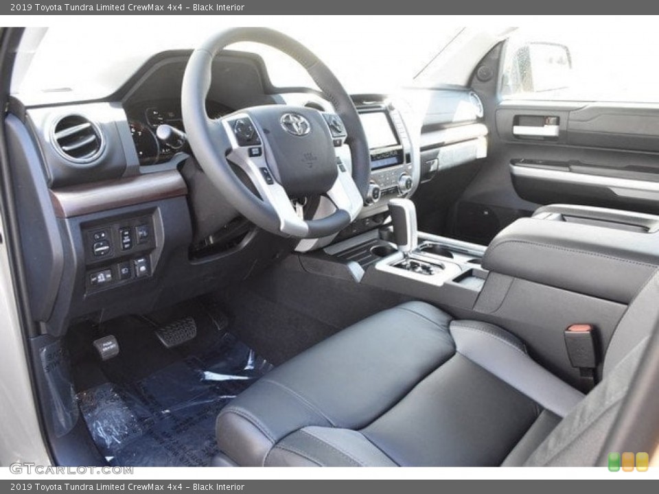 Black Interior Photo for the 2019 Toyota Tundra Limited CrewMax 4x4 #129636263