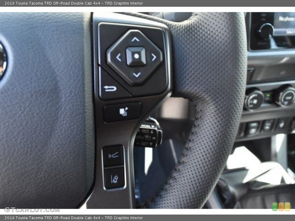 TRD Graphite Interior Steering Wheel for the 2019 Toyota Tacoma TRD Off-Road Double Cab 4x4 #129639797