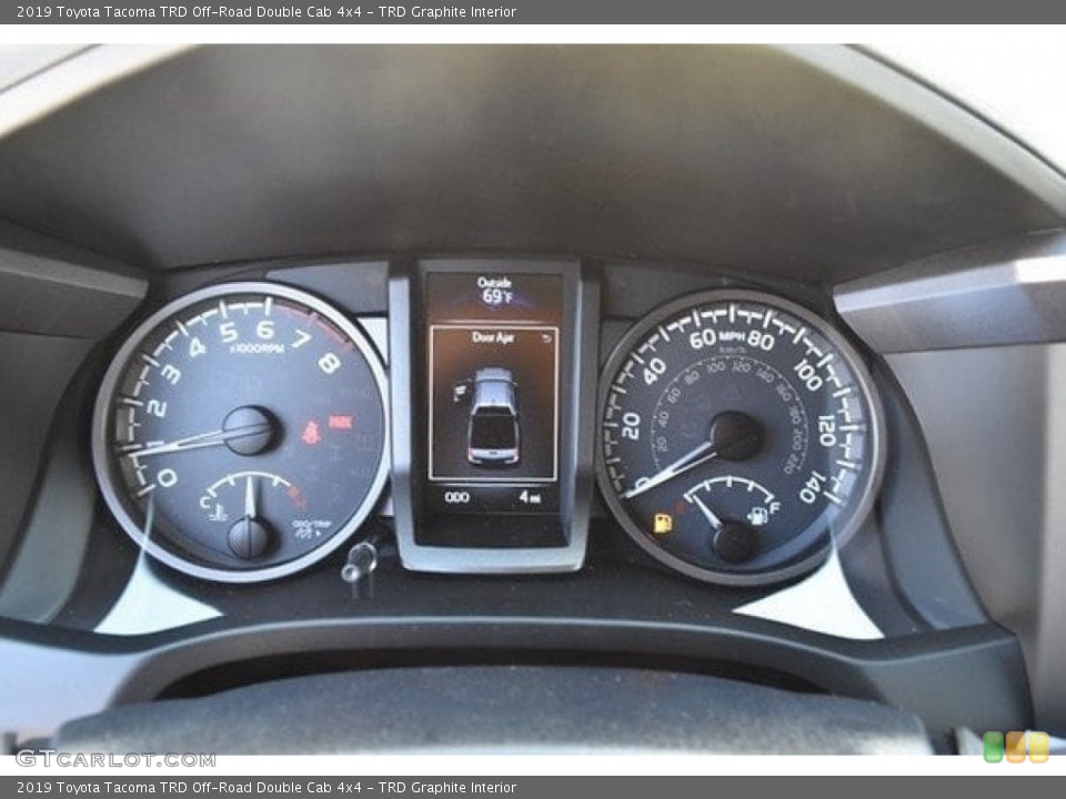 TRD Graphite Interior Gauges for the 2019 Toyota Tacoma TRD Off-Road Double Cab 4x4 #129639812