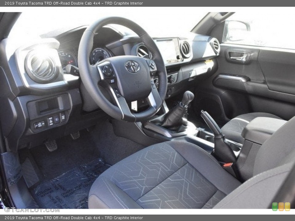 TRD Graphite Interior Photo for the 2019 Toyota Tacoma TRD Off-Road Double Cab 4x4 #129640013