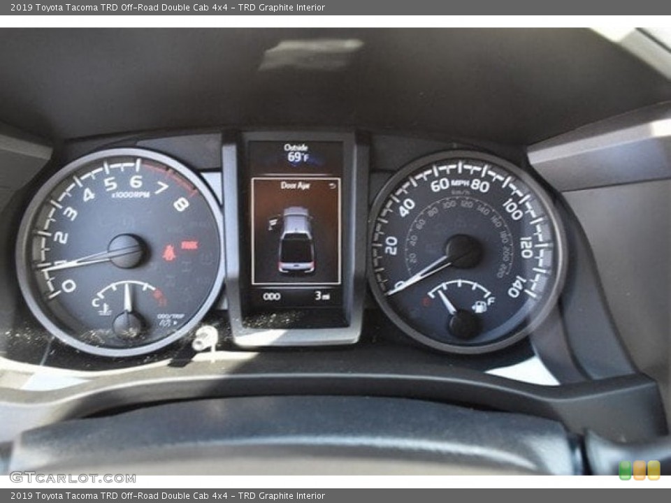 TRD Graphite Interior Gauges for the 2019 Toyota Tacoma TRD Off-Road Double Cab 4x4 #129640364