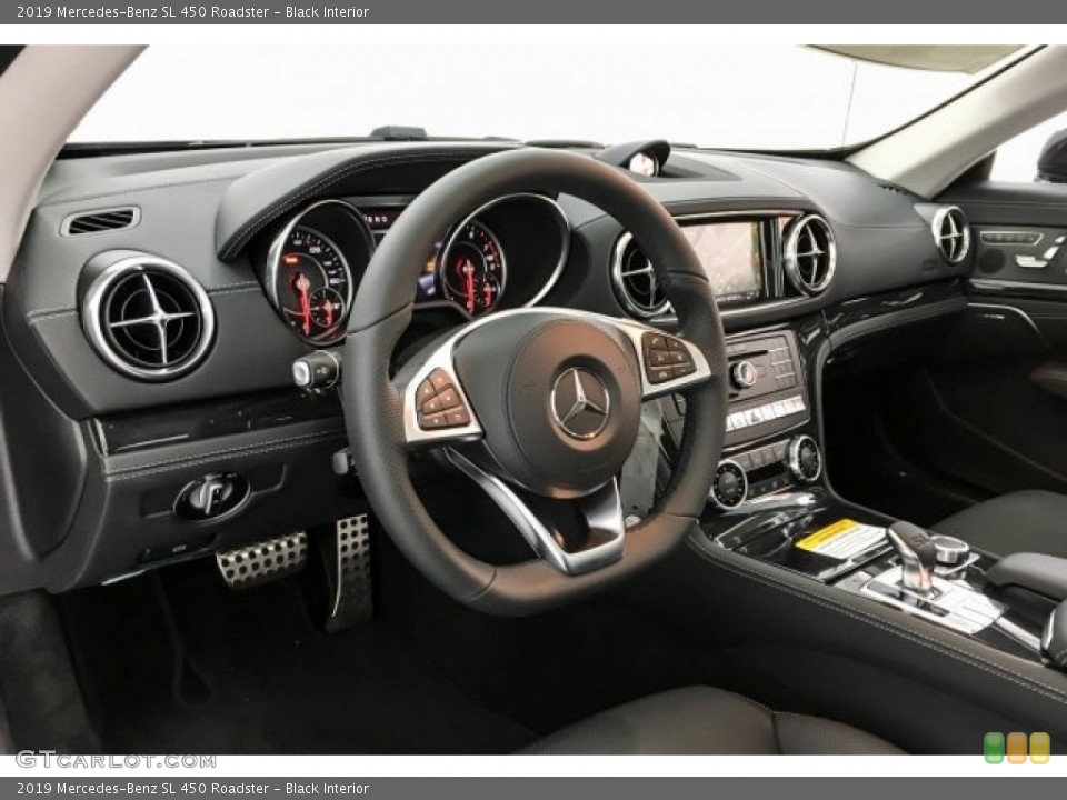 Black Interior Dashboard for the 2019 Mercedes-Benz SL 450 Roadster #129644395