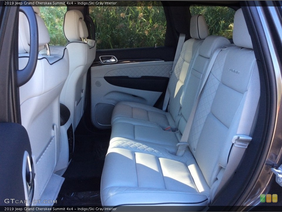 Indigo/Ski Gray Interior Rear Seat for the 2019 Jeep Grand Cherokee Summit 4x4 #129646792