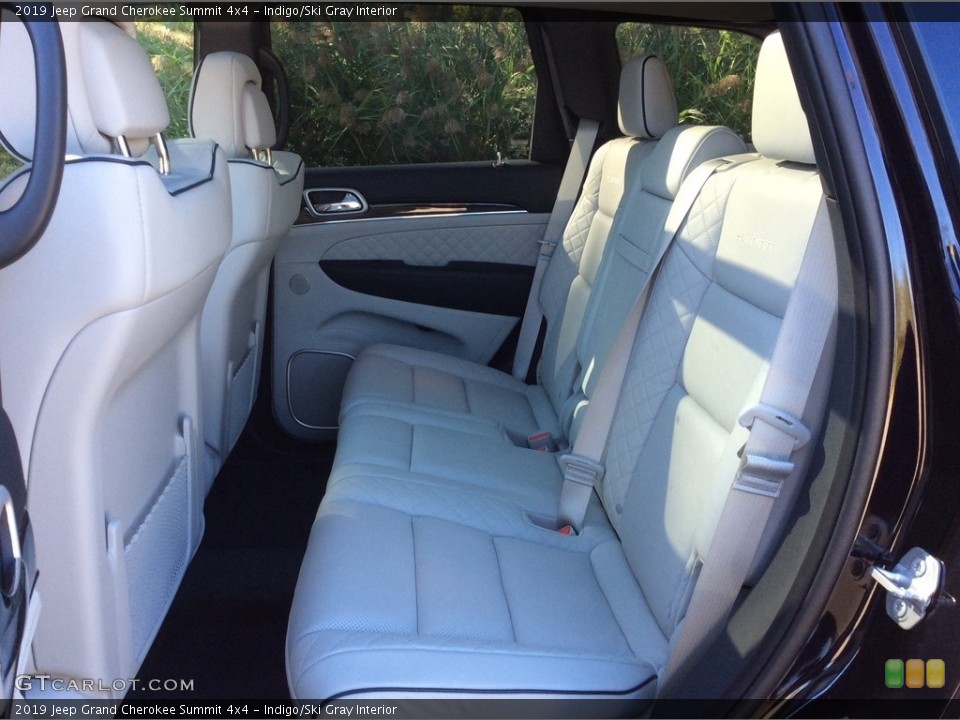 Indigo/Ski Gray Interior Rear Seat for the 2019 Jeep Grand Cherokee Summit 4x4 #129647215