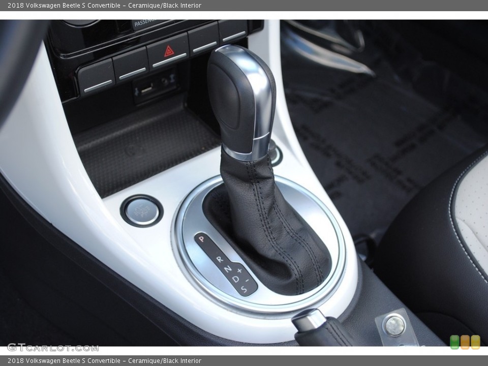 Ceramique/Black Interior Transmission for the 2018 Volkswagen Beetle S Convertible #129652360
