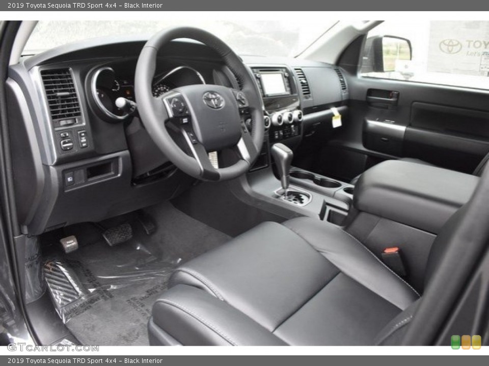 Black Interior Photo for the 2019 Toyota Sequoia TRD Sport 4x4 #129657442