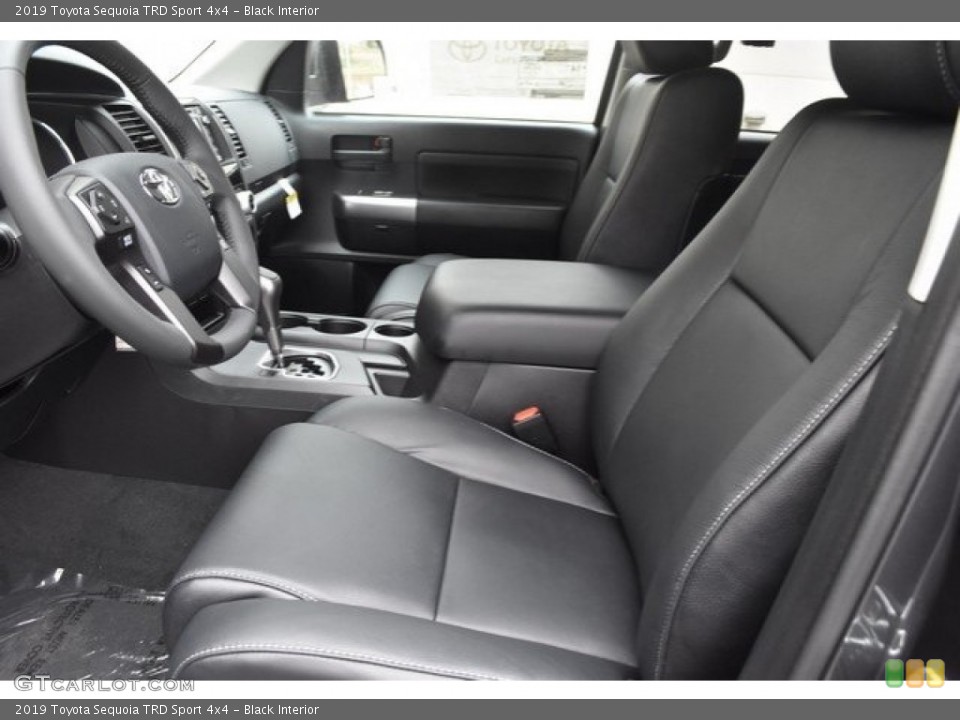 Black Interior Front Seat for the 2019 Toyota Sequoia TRD Sport 4x4 #129657463