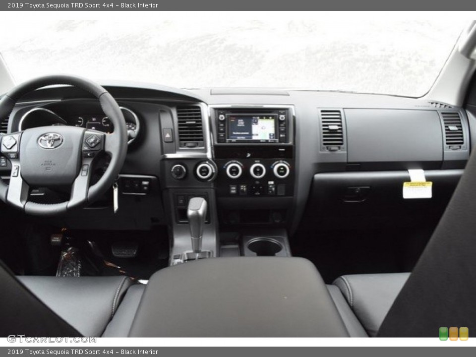 Black Interior Dashboard for the 2019 Toyota Sequoia TRD Sport 4x4 #129657502
