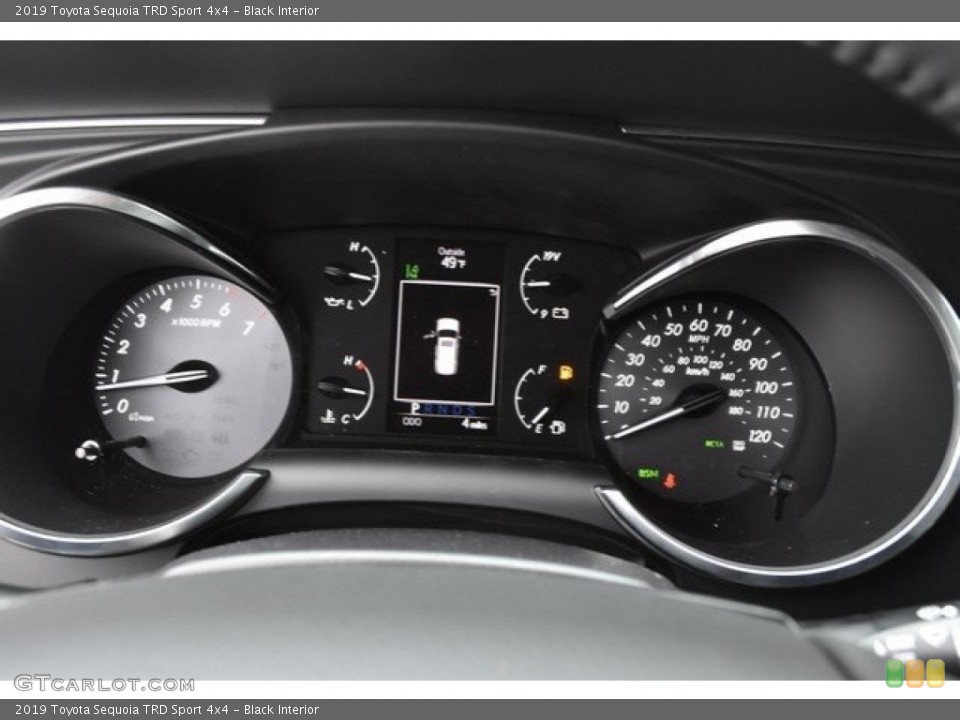 Black Interior Gauges for the 2019 Toyota Sequoia TRD Sport 4x4 #129657889