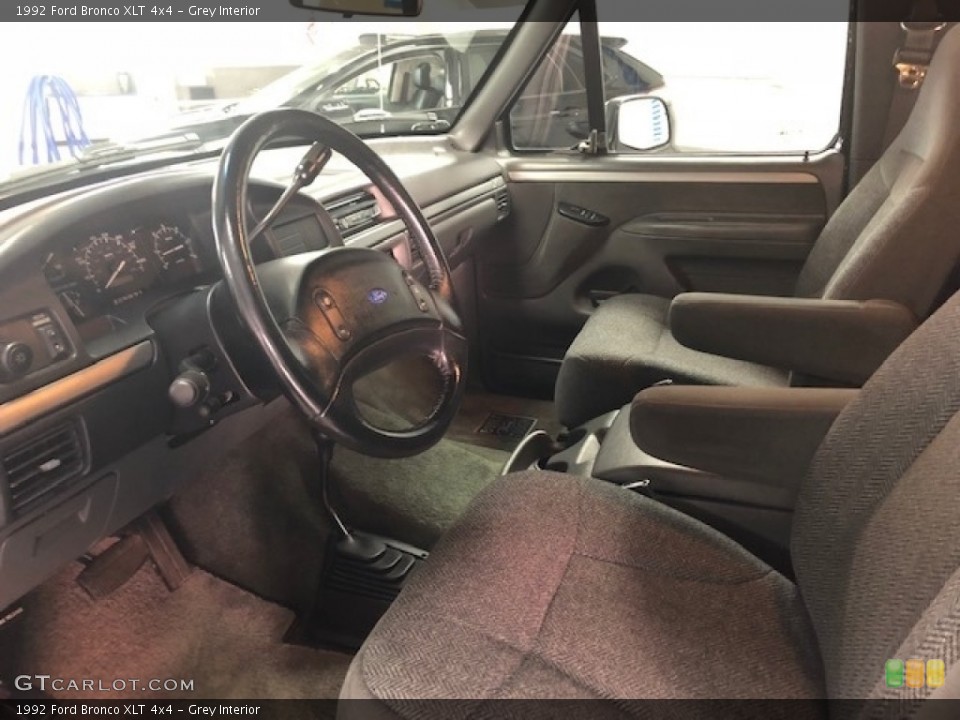 Grey 1992 Ford Bronco Interiors