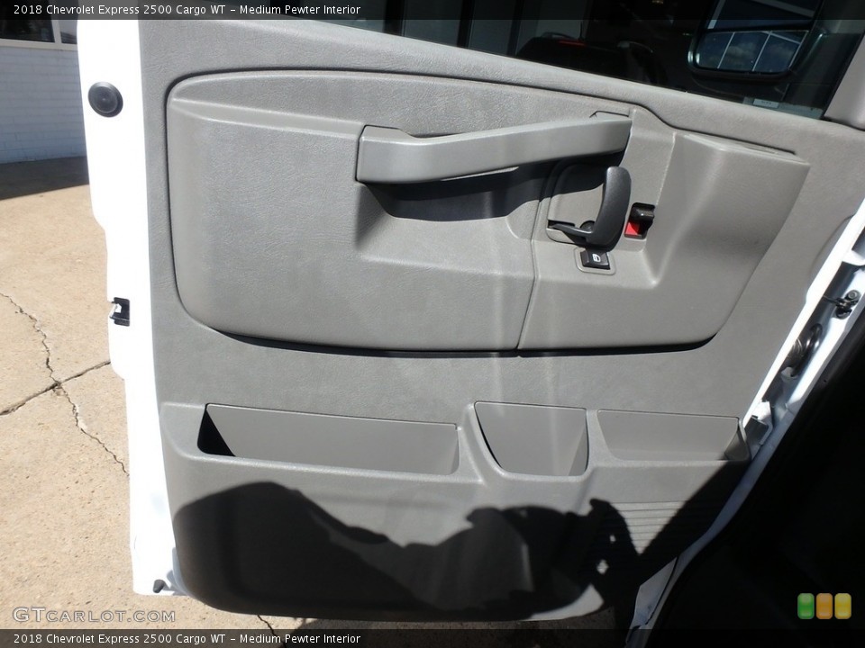 Medium Pewter Interior Door Panel for the 2018 Chevrolet Express 2500 Cargo WT #129659638