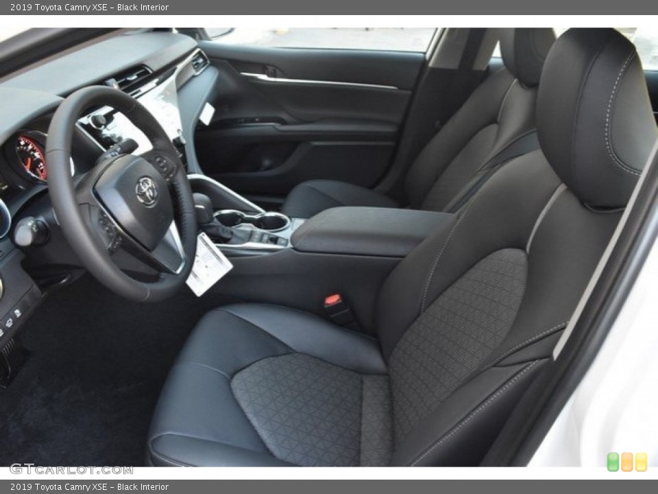 Black Interior Front Seat for the 2019 Toyota Camry XSE #129662251