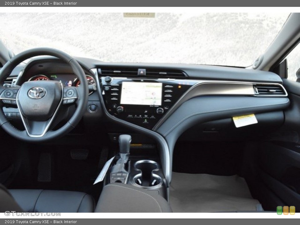 Black Interior Dashboard for the 2019 Toyota Camry XSE #129662287