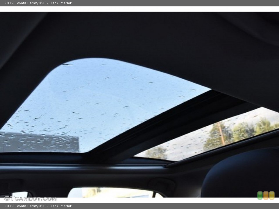 Black Interior Sunroof for the 2019 Toyota Camry XSE #129662296