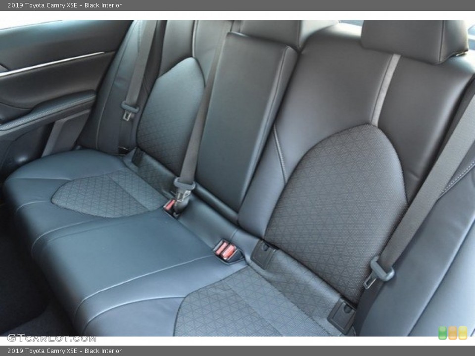 Black Interior Rear Seat for the 2019 Toyota Camry XSE #129662380