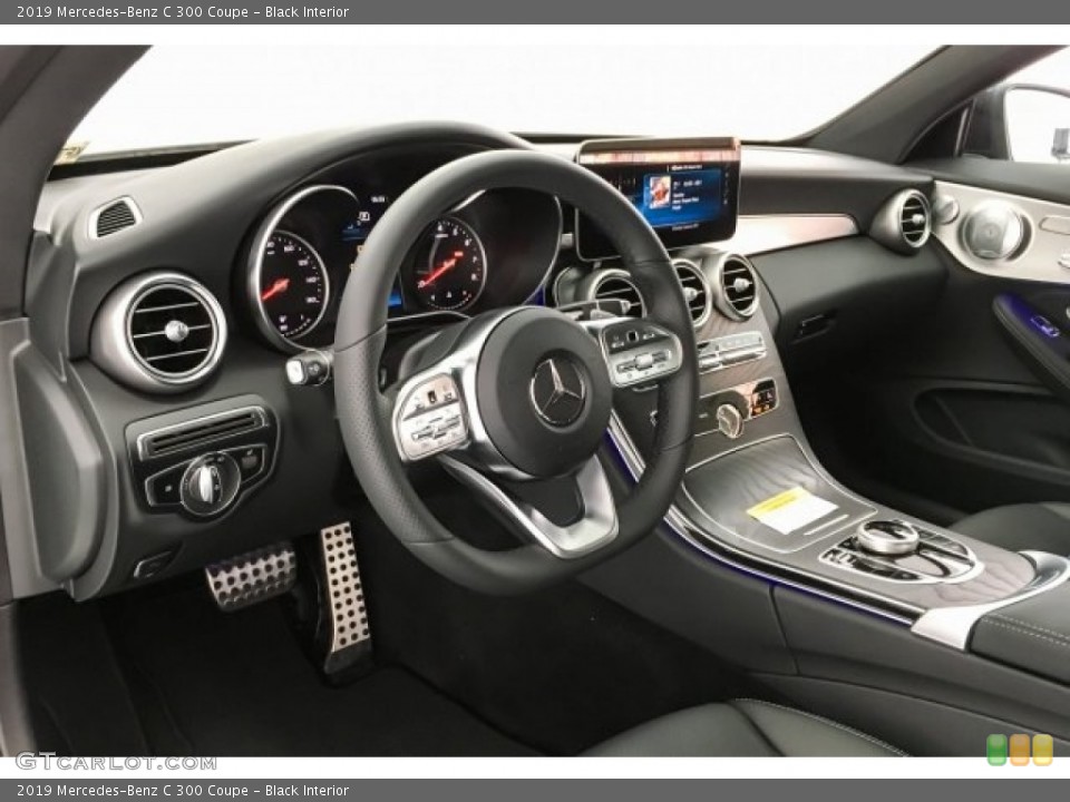 Black Interior Dashboard for the 2019 Mercedes-Benz C 300 Coupe #129663160