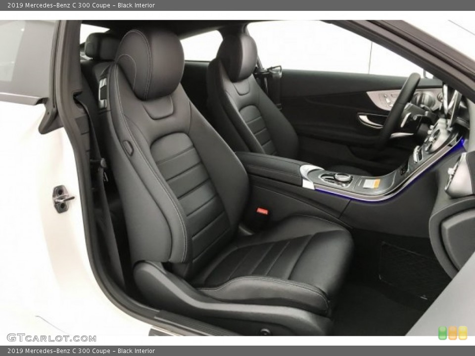 Black Interior Front Seat for the 2019 Mercedes-Benz C 300 Coupe #129663172