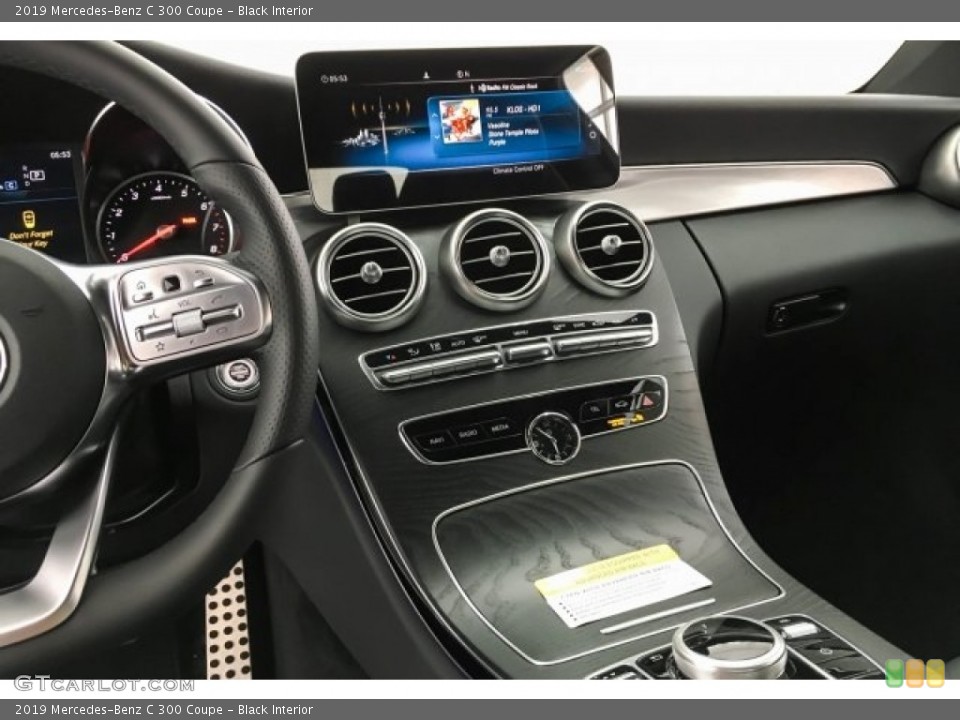 Black Interior Controls for the 2019 Mercedes-Benz C 300 Coupe #129663181