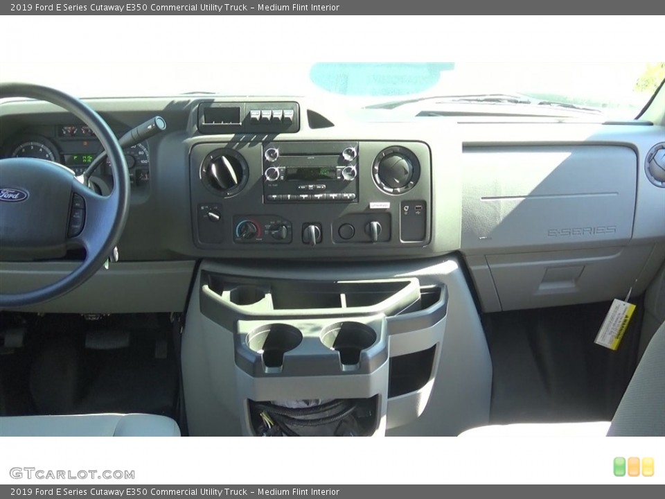 Medium Flint Interior Dashboard for the 2019 Ford E Series Cutaway E350 Commercial Utility Truck #129671995