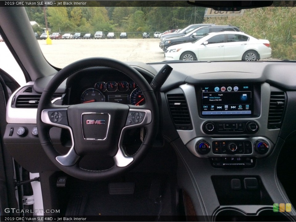 Jet Black Interior Steering Wheel for the 2019 GMC Yukon SLE 4WD #129678647