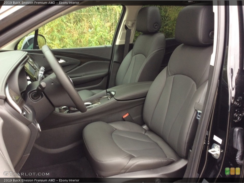 Ebony 2019 Buick Envision Interiors