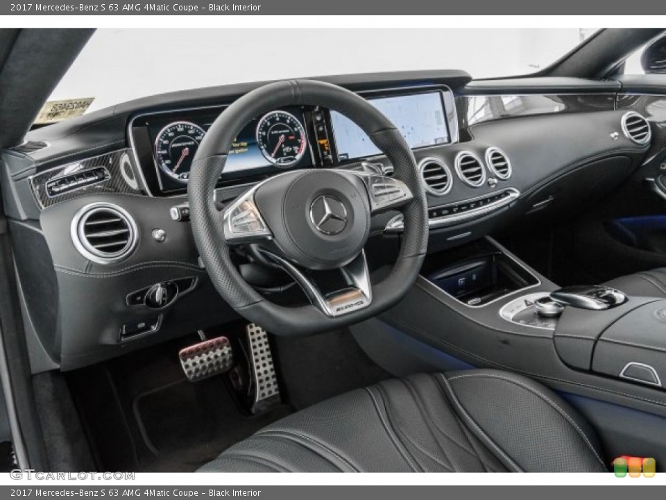Black Interior Dashboard for the 2017 Mercedes-Benz S 63 AMG 4Matic Coupe #129682694