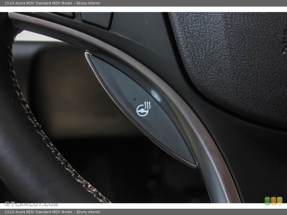 Ebony Interior Steering Wheel for the 2019 Acura MDX  #129685166
