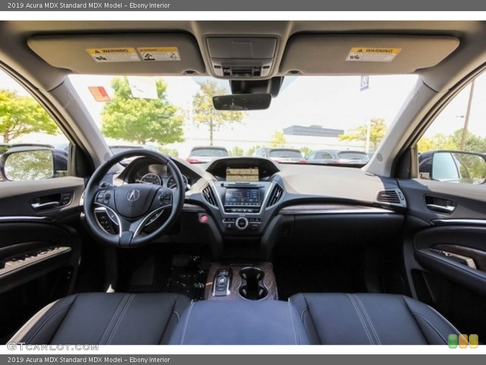 Ebony Interior Front Seat for the 2019 Acura MDX  #129686459