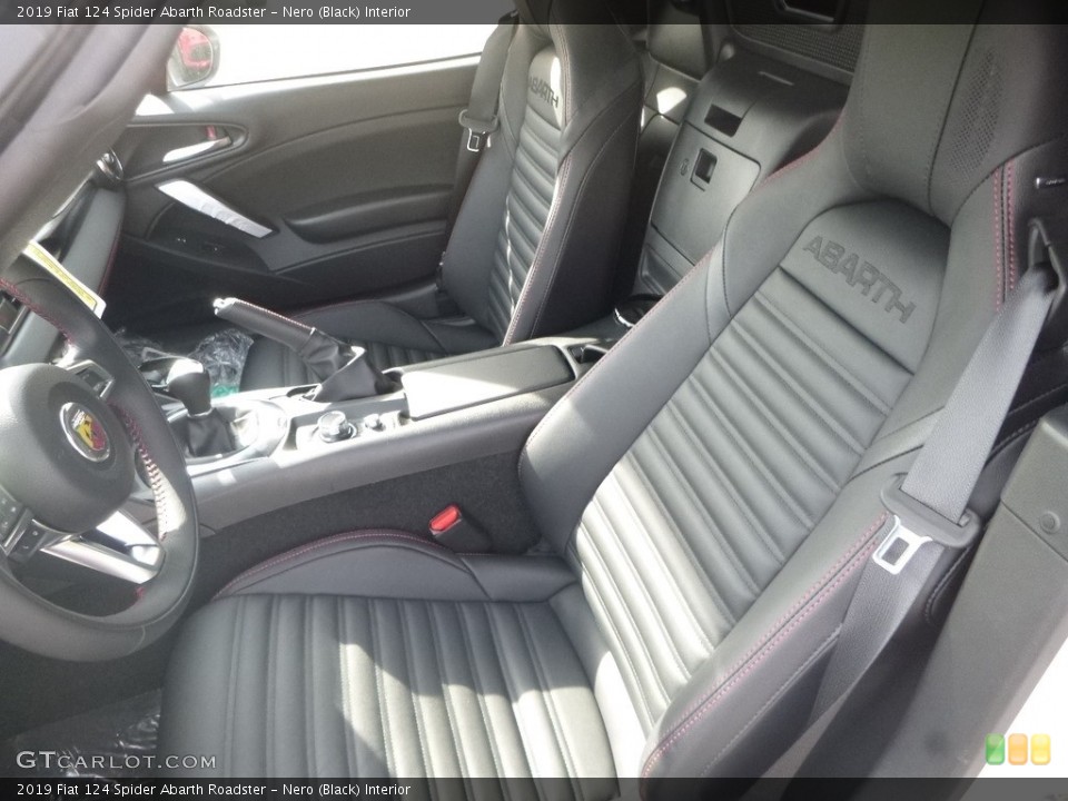 Nero (Black) Interior Photo for the 2019 Fiat 124 Spider Abarth Roadster #129689396