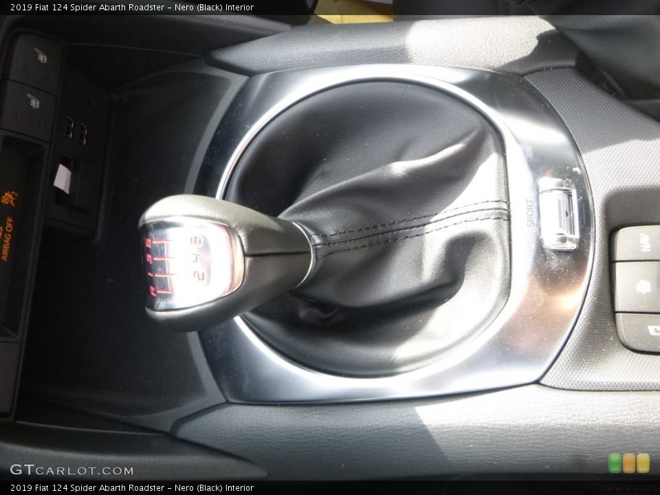 Nero (Black) Interior Transmission for the 2019 Fiat 124 Spider Abarth Roadster #129689492
