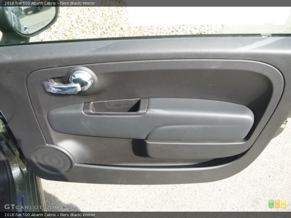 Nero (Black) Interior Door Panel for the 2018 Fiat 500 Abarth Cabrio #129690506