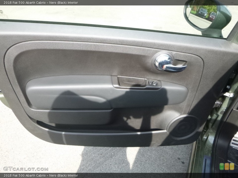 Nero (Black) Interior Door Panel for the 2018 Fiat 500 Abarth Cabrio #129690539