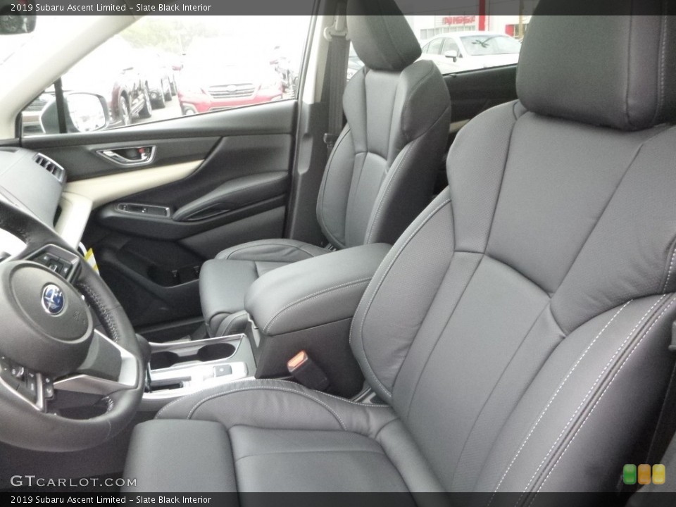 Slate Black Interior Photo for the 2019 Subaru Ascent Limited #129700151